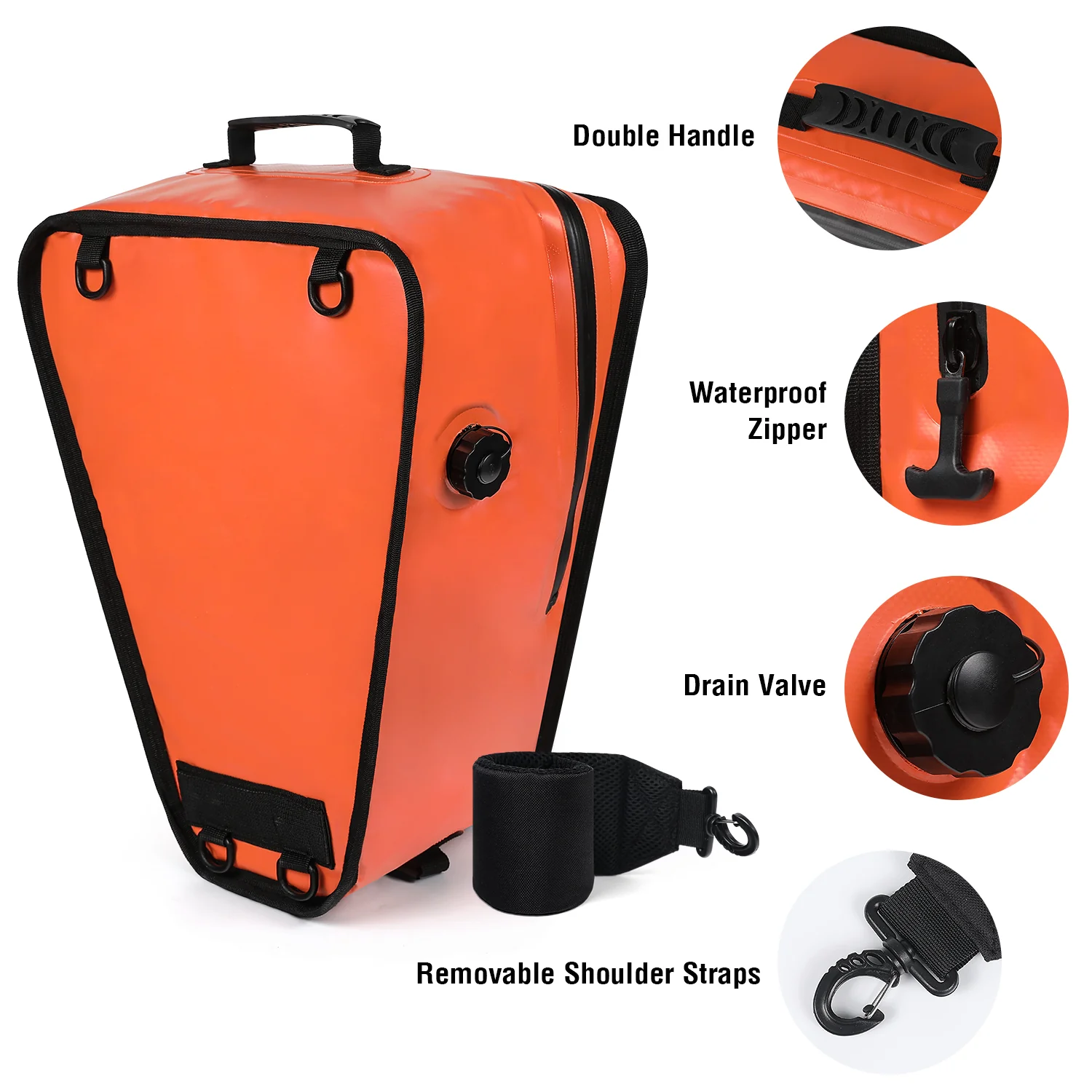 18'' Kayak Cooler Bag With Waterproof Zipper - Image 4