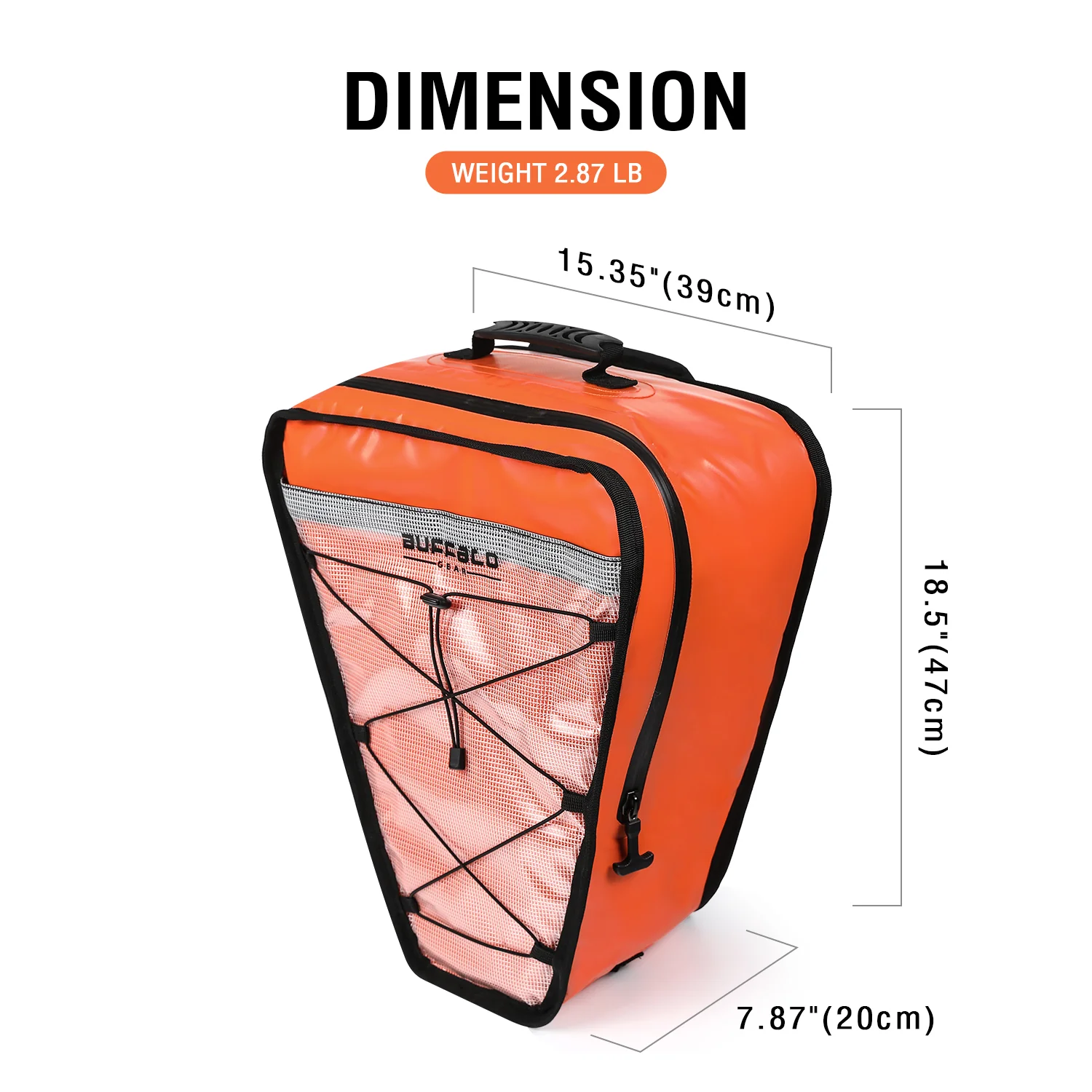 18'' Kayak Cooler Bag With Waterproof Zipper - Image 5