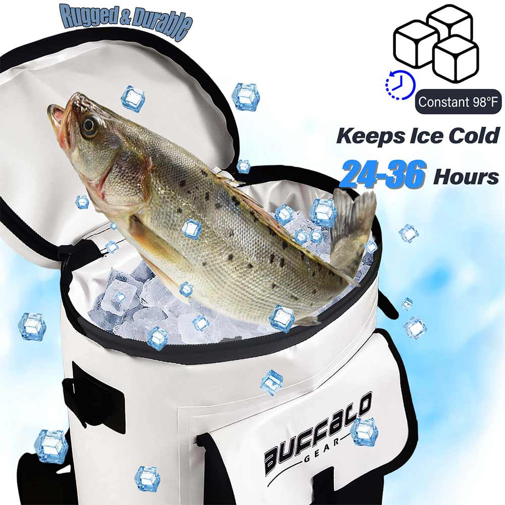 21QT Fish Cooler Backpack, Fish Kill Bag - Image 3
