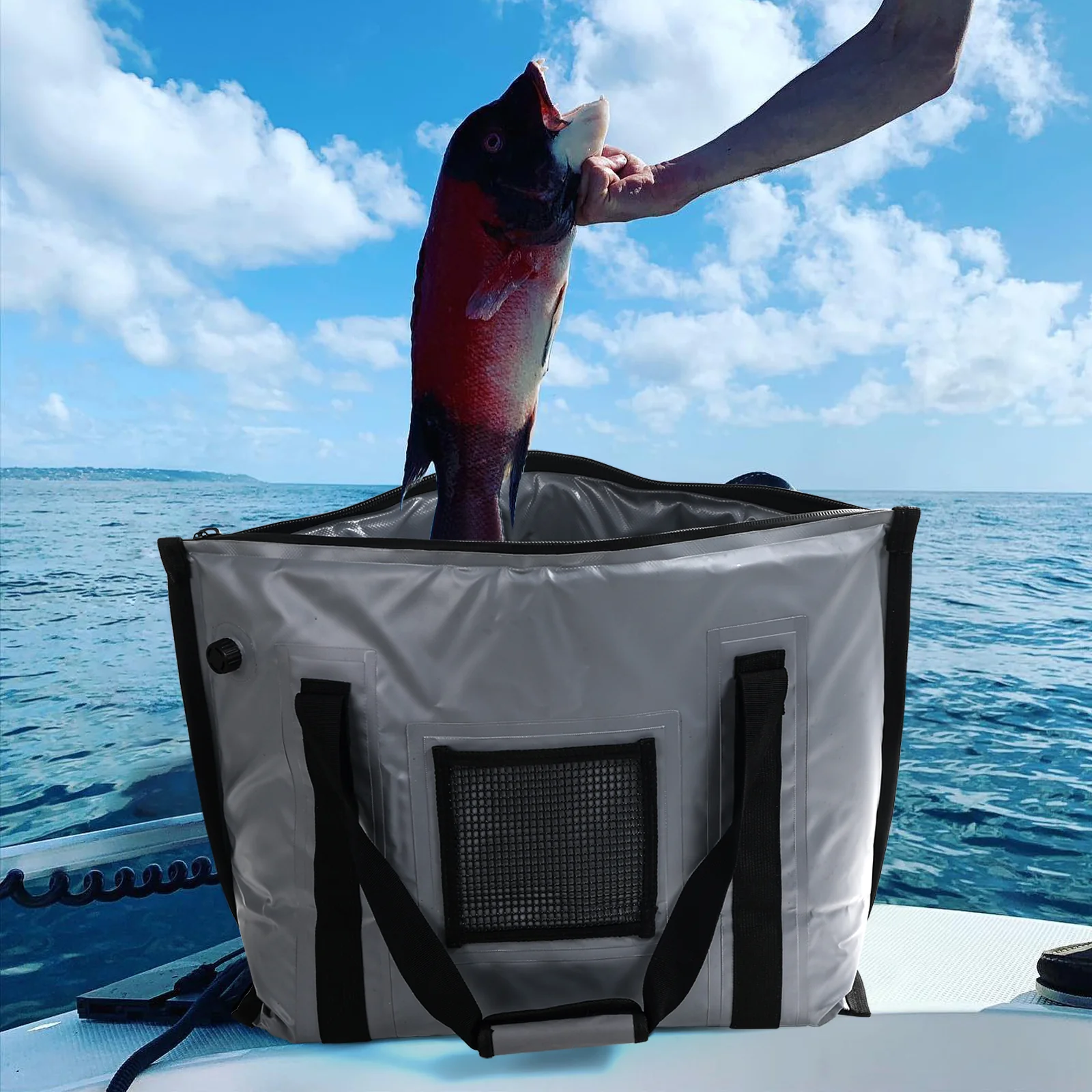 27QT Fish Bag Cooler With Flat Bottom - Image 10