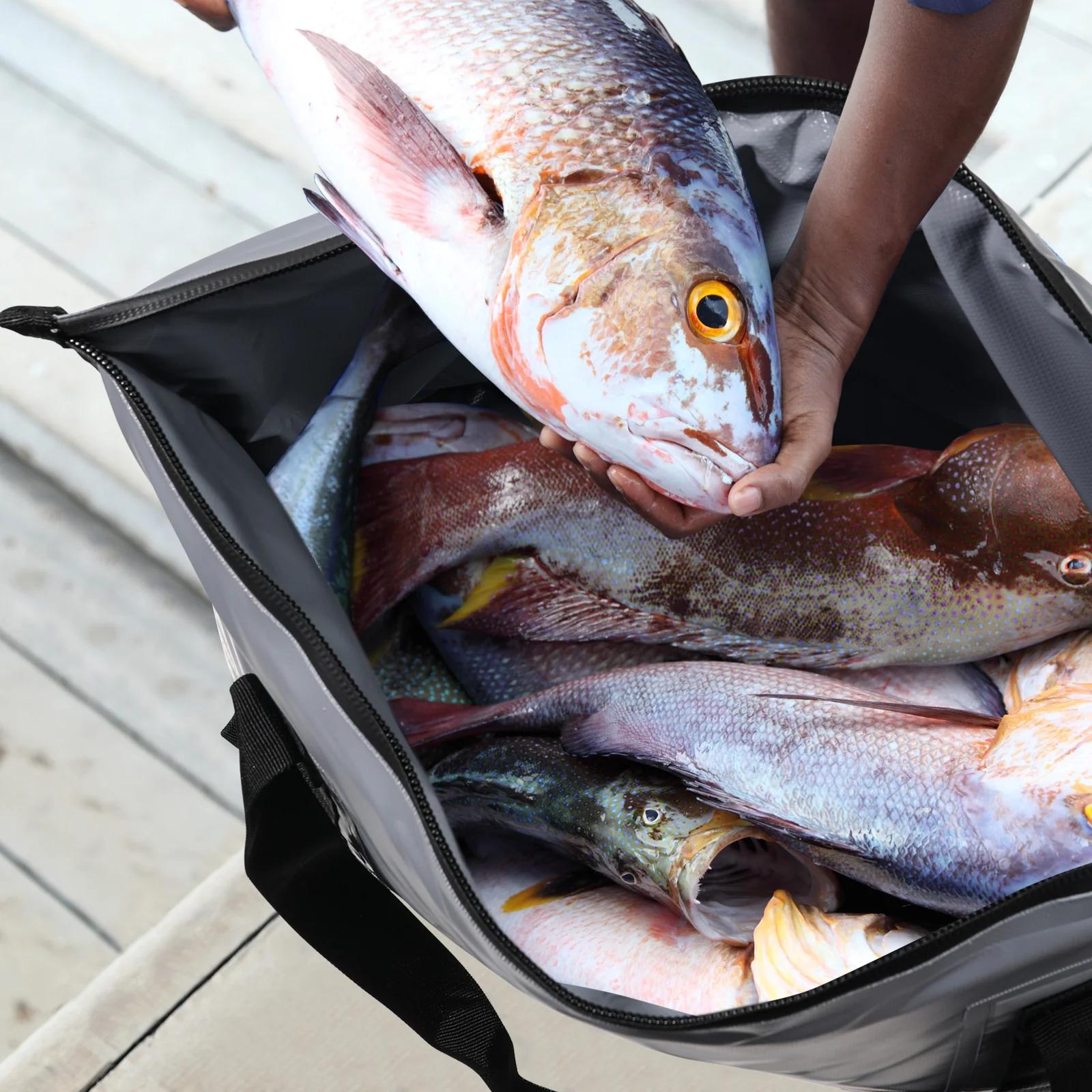27QT Fish Bag Cooler With Flat Bottom - Image 9