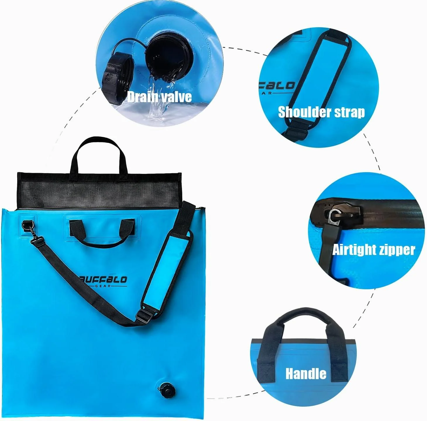25'' Tournament Weigh in Bag with Separate Mesh Insert - Image 7