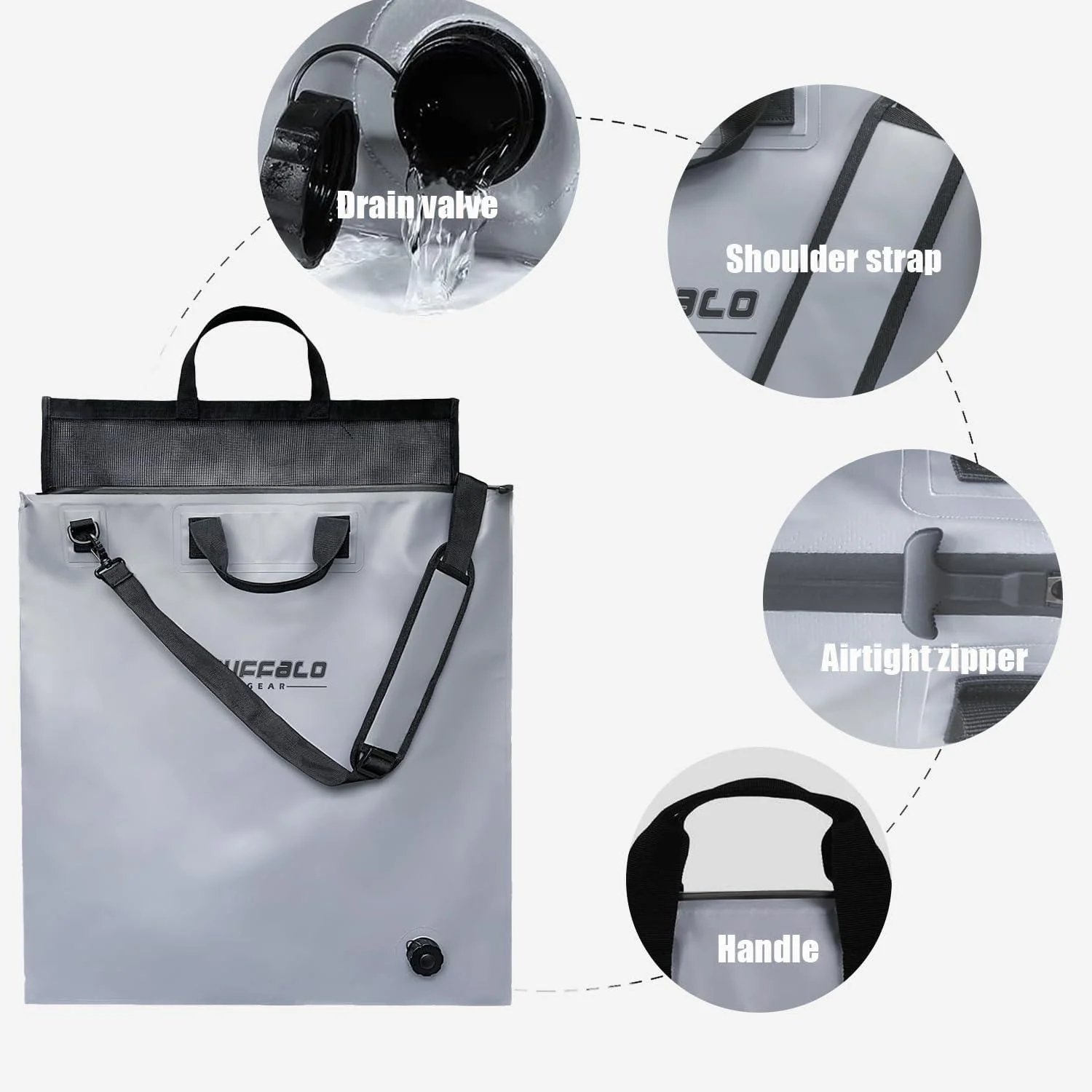 25'' Tournament Weigh in Bag with Separate Mesh Insert - Image 9