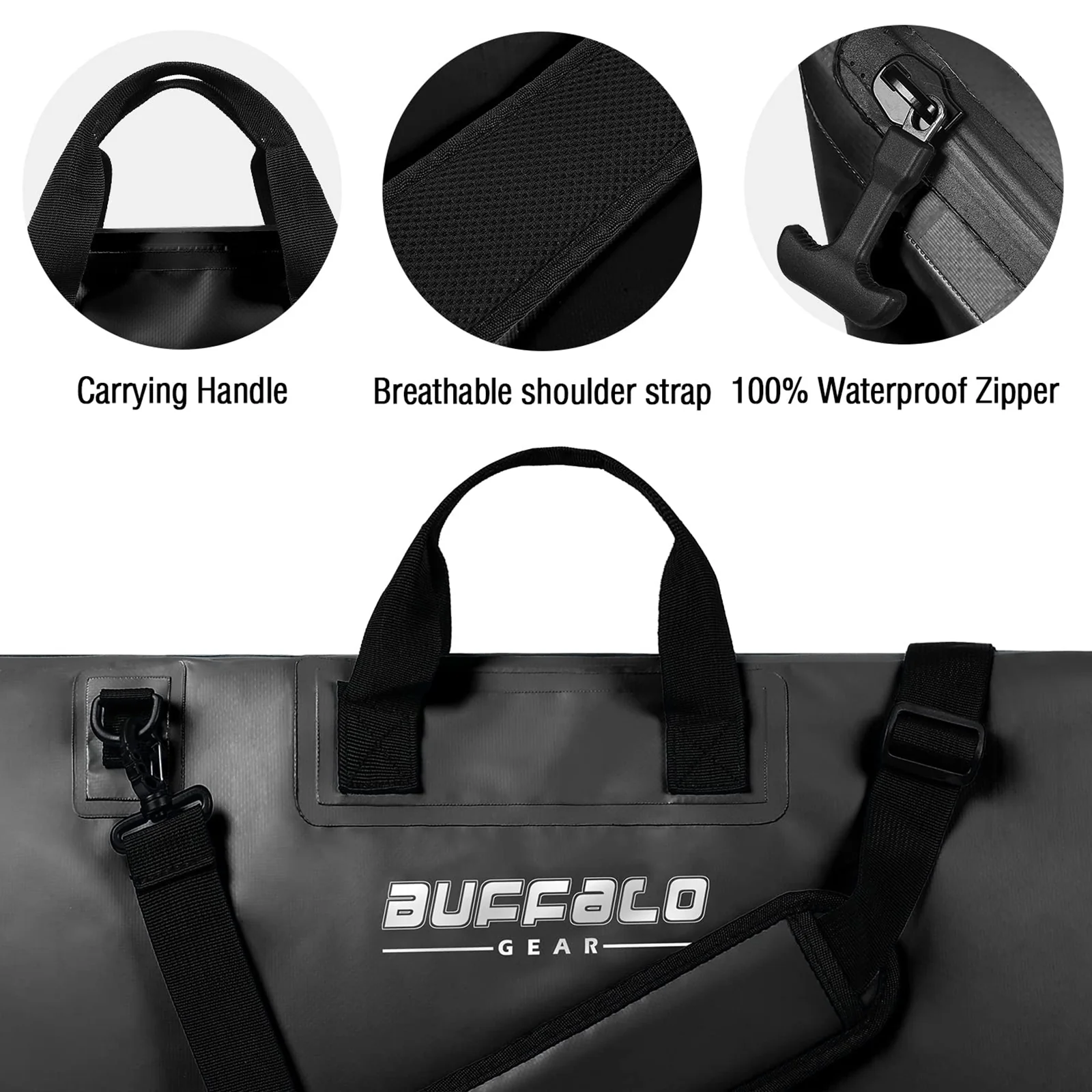 32'' Tournament Weigh in Bag With Waterproof Zipper - Image 3